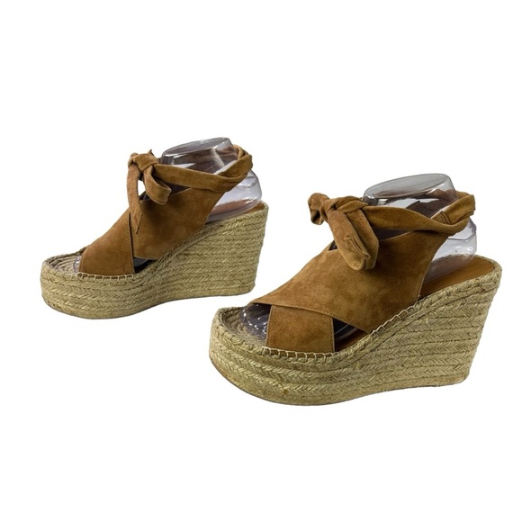 Marc Fisher Mlandira Leather Upper Platform Wedge‎ Womens Shoes Size 9M - Picture 3 of 12